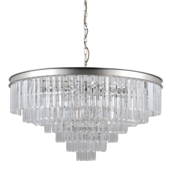 Pendant lamp Lux Verdes – modern pendant lamp in silver and steel