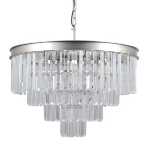 Pendant lamp Lux Verdes 40w – modern pendant lamp in silver and steel