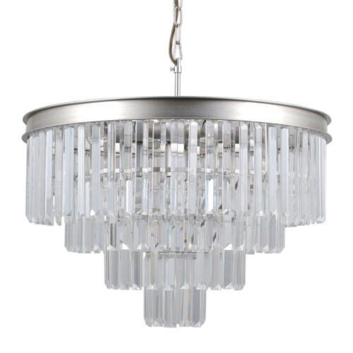 Pendant lamp Lux Verdes 40w – modern pendant lamp in silver and steel