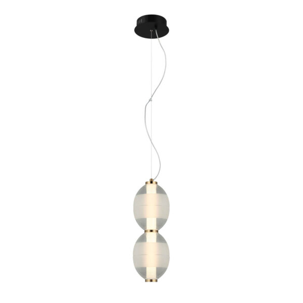 Pendant lamp Lux Rinot 16w – modern pendant lamp in black