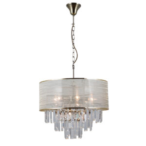 Pendant lamp Lux Torreia – modern pendant lamp in antique brass and steel
