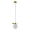 Pendant lamp Lux Merseta 25w – modern pendant lamp in antique bronze and steel