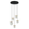 Pendant lamp Lux Merseta – modern pendant lamp in antique bronze and steel