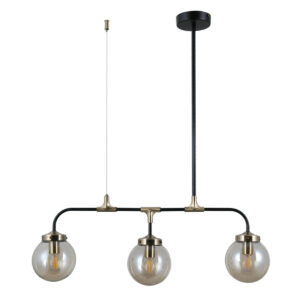 Pendant lamp Lux Valpena – modern pendant lamp in black