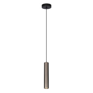 Pendant lamp Lux Lopus – modern pendant lamp in brown and steel