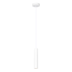 Pendant lamp Lux Lopus – modern pendant lamp in sandy white and steel