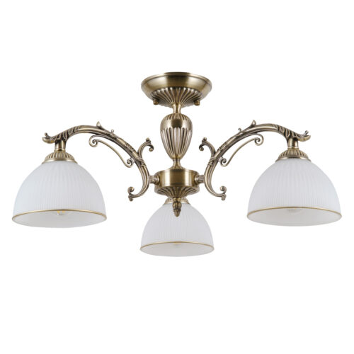 Flush mount ceiling light Lux Feneza – flush mount ceiling lights in antique bronze and steel