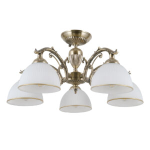 Flush mount ceiling light Lux Feneza 40w – flush mount ceiling lights in antique bronze and steel