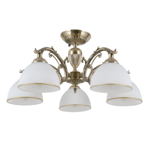 Flush mount ceiling light Lux Feneza 40w – flush mount ceiling lights in antique bronze and steel