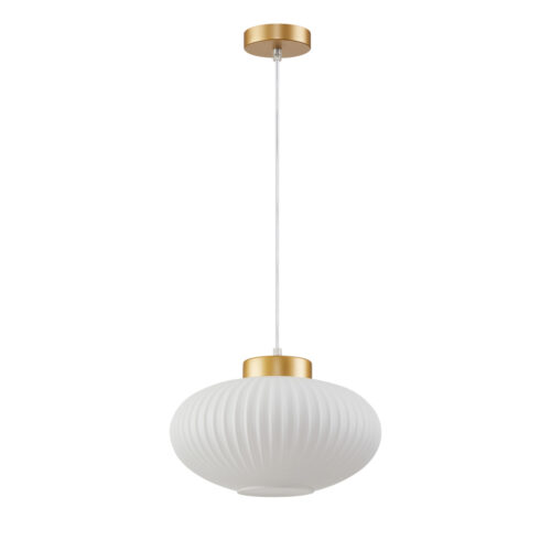 Pendant lamp Lux Groste 40w – modern pendant lamp in gold and steel