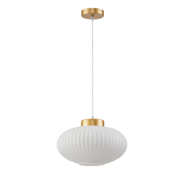 Pendant lamp Lux Groste 40w – modern pendant lamp in gold and steel