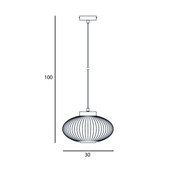 Pendant lamp Lux Groste 40w