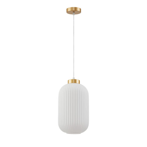 Pendant lamp Lux Lindo 40w – modern pendant lamp in gold and steel