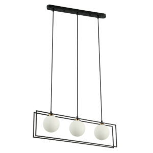 Pendant lamp Lux Grosetta 25w – modern pendant lamp in black and steel