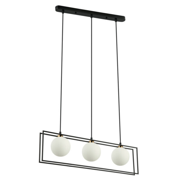 Pendant lamp Lux Grosetta 25w – modern pendant lamp in black and steel