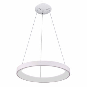 Pendant lamp Lux Vico 60w – modern pendant lamp in white and metal
