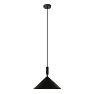 Pendant lamp Lux Drello 40w – modern pendant lamp in black and steel