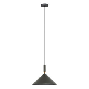 Pendant lamp Lux Drello – modern pendant lamp in grey and steel