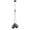 Pendant lamp Lux Perlos – modern pendant lamp in matt black and steel