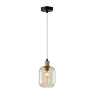 Pendant lamp Lux Norlis – modern pendant lamp in black