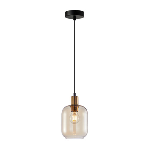 Pendant lamp Lux Norlis – modern pendant lamp in black
