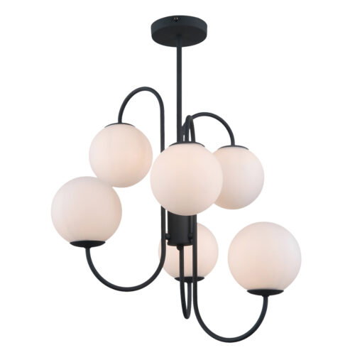 Pendant lamp Lux Gela – modern pendant lamp in black and steel