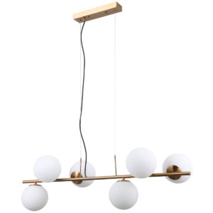 Pendant lamp Lux Raddi – modern pendant lamp in gold and steel