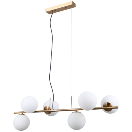 Pendant lamp Lux Raddi – modern pendant lamp in gold and steel