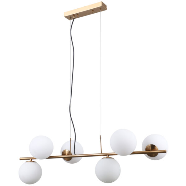 Pendant lamp Lux Raddi – modern pendant lamp in gold and steel