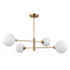 Pendant lamp Lux Evora – modern pendant lamp in honey brass and steel