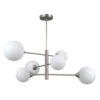 Pendant lamp Lux Evora – modern pendant lamp in satin nickel and steel