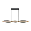 Pendant lamp Lux Natano – modern pendant lamp in sandblasted black and aluminum