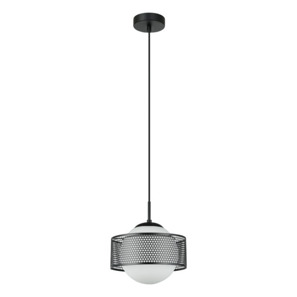 Pendant lamp Lux Lomica – modern pendant lamp in black and steel