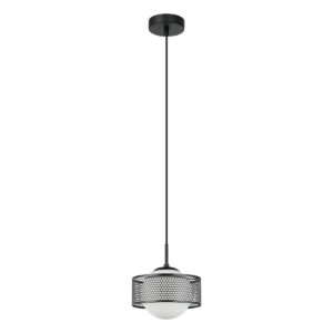 Pendant lamp Lux Lomica – modern pendant lamp in black and steel