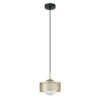 Pendant lamp Lux Lomica 40w – modern pendant lamp in gold and steel