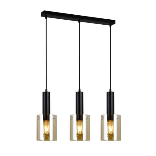 Pendant lamp Lux Sardo – modern pendant lamp in black and steel