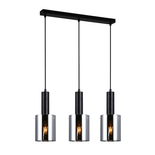 Pendant lamp Lux Sardo – modern pendant lamp in black and steel