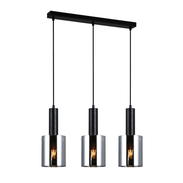 Pendant lamp Lux Sardo – modern pendant lamp in black and steel