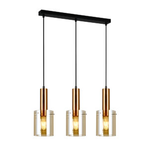 Pendant lamp Lux Sardo – modern pendant lamp in brass and steel