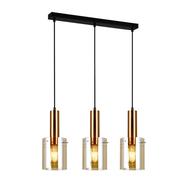 Pendant lamp Lux Sardo – modern pendant lamp in brass and steel