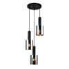 Pendant lamp Lux Sardo – modern pendant lamp in black and steel