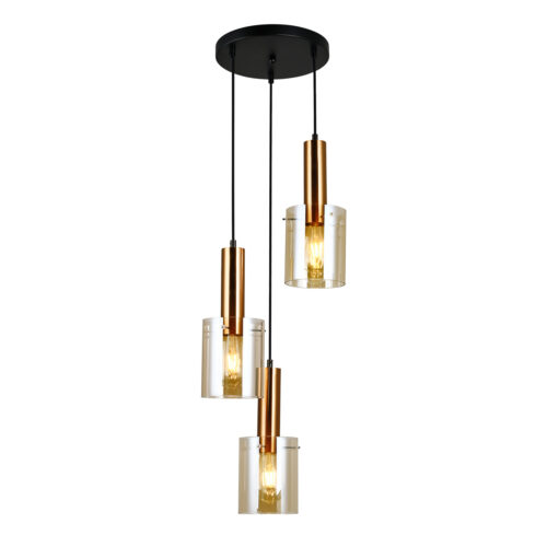 Pendant lamp Lux Sardo – modern pendant lamp in brass and steel