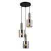 Pendant lamp Lux Sardo – modern pendant lamp in satin nickel and steel
