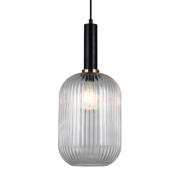 Pendant lamp Lux Antiola 40w – modern pendant lamp in black and steel