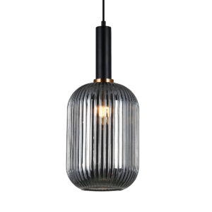 Pendant lamp Lux Antiola – modern pendant lamp in black and steel