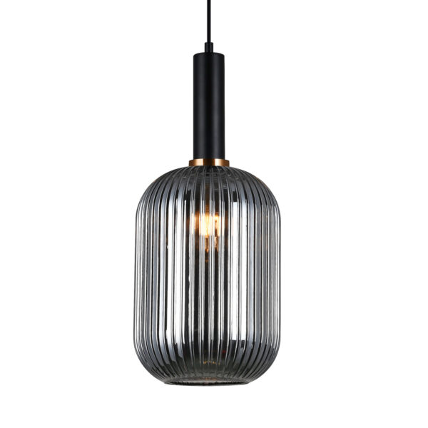 Pendant lamp Lux Antiola – modern pendant lamp in black and steel