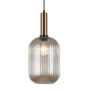 Pendant lamp Lux Antiola – modern pendant lamp in brass and steel