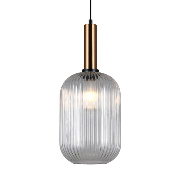 Pendant lamp Lux Antiola – modern pendant lamp in brass and steel