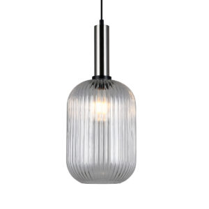 Pendant lamp Lux Antiola – modern pendant lamp in satin nickel and steel