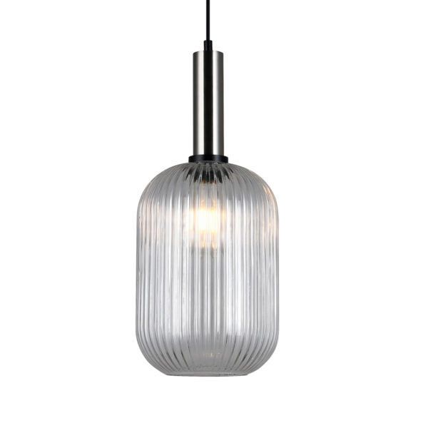 Pendant lamp Lux Antiola – modern pendant lamp in satin nickel and steel